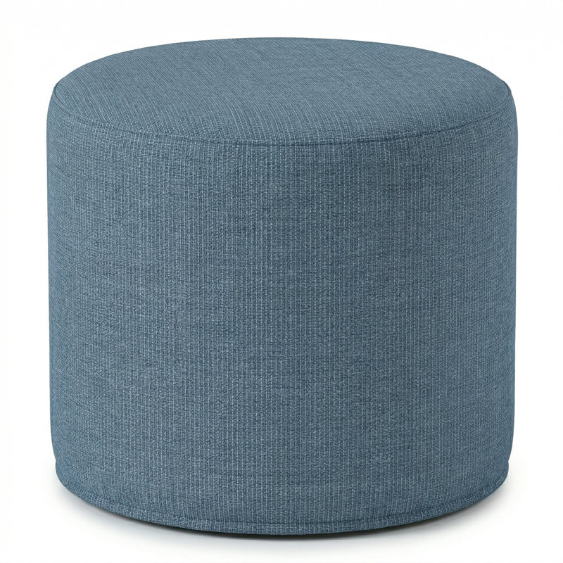 Pouf rond 20 po Berlin Hive Berlin Gardens, En jean