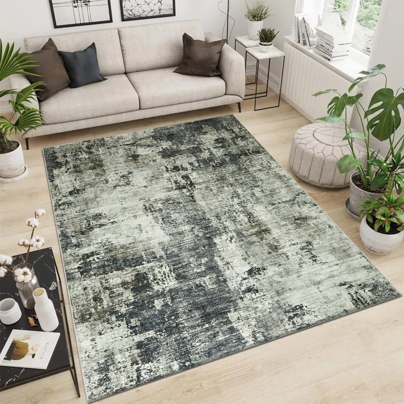 Ingrid Vintage Look Shag Area Rug, Rectangle 60 x 110cm