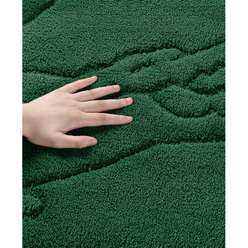 Lacoste Heritage 20x32 Quick-Dry Bath Rug, Green