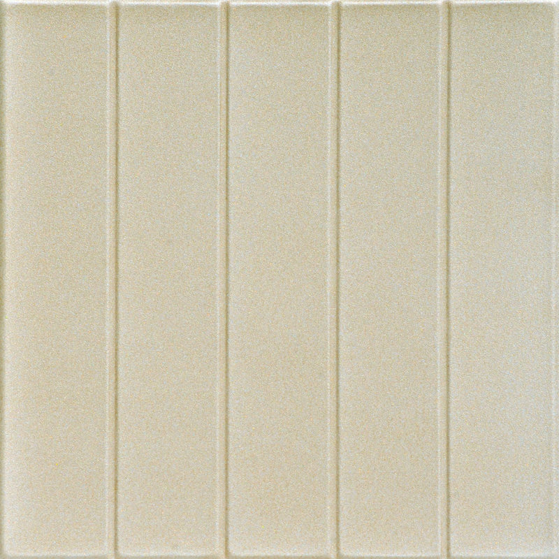Carreau de plafond en polystyrène adhésif 1,6 pi x 1,6 pi Bead Board, Or onyx