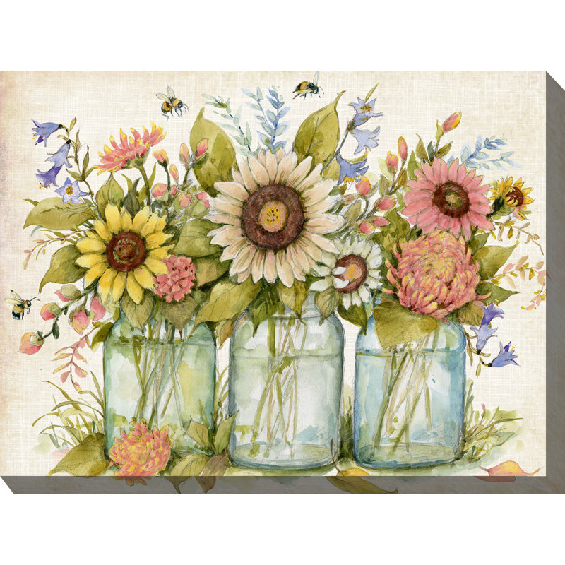 Art sur toile Buzzing Bouquets