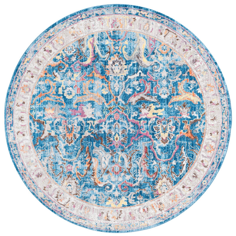 Fitz Performance Oriental Rug, Round 7'