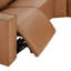 Canapé modulaire inclinable électrique en cuir véritable 3 pièces Phillipsburg