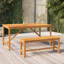 Karren Solid Wood Outdoor Bench-1340635405