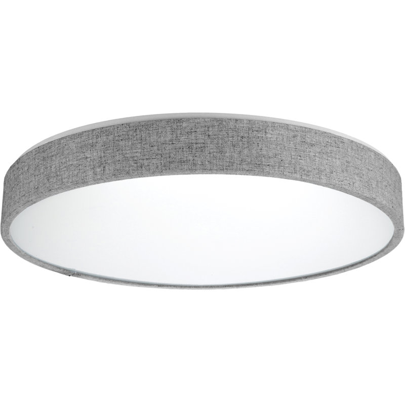 Collodi Fabric LED Flush Mount, Grey