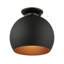 Plafonnier semi-encastré 1 lumière 10 po Fez-1733132858