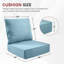 Wickes 24 po X 24 po Coussin de chaise longue d'extérieur résistant à l'eau de 6 po d'épaisseur-108320037