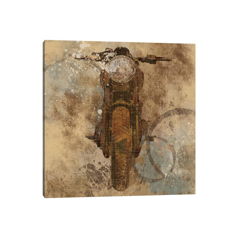 Live to Ride II 1 Piece Painting on Canvas, 93.98 cm H x 93.98 cm W x 1.91 cm D, Wrapped Canvas