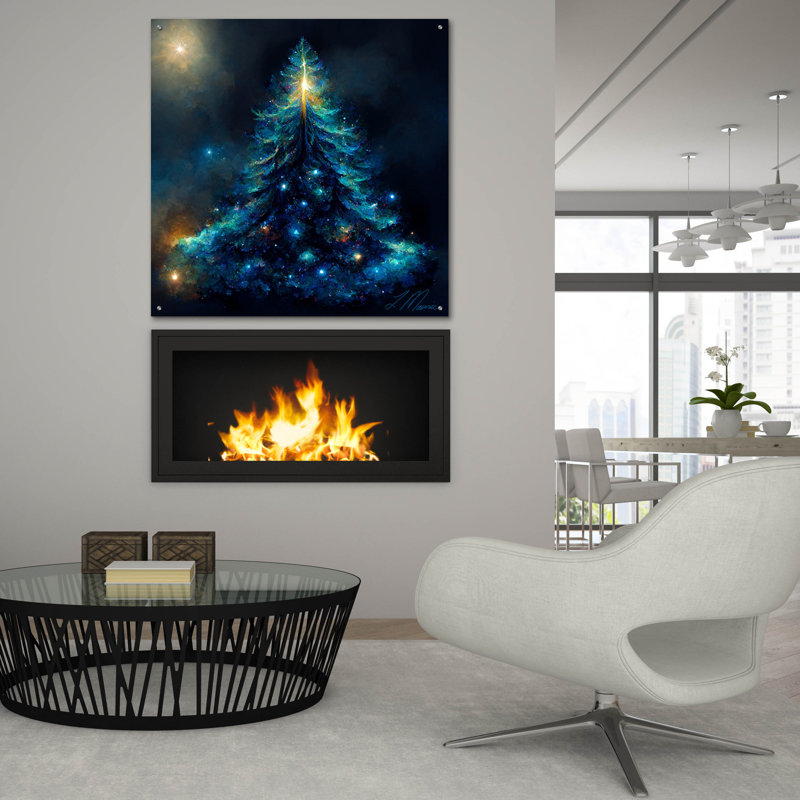 «Christmas Tree 1» par Tanya Mavric, H 36 po x l 36 po x P 0,2 po