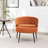 Mann Upholstered Velvet Armchair With Black Legs-1587627503
