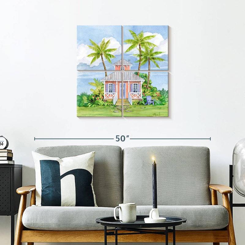 Lilie Tropical Cottage I, H 26 po x l 26 po