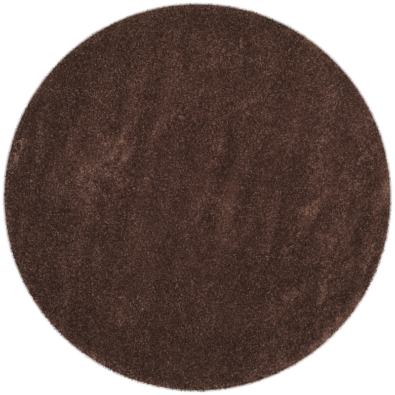 Starr Hill Brown Area Rug, Round 3'