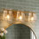 Éclairage pour meuble-lavabo à intensité variable 3 lumières l 23,6 po Elisabette