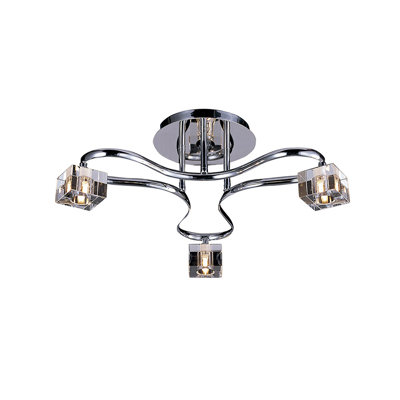 Acklin Glass Semi Flush Mount
