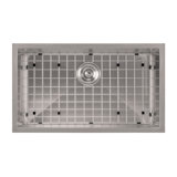 Noah Plus 33" L x 18" W Dual Mount Kitchen Sink with Basket Strainer