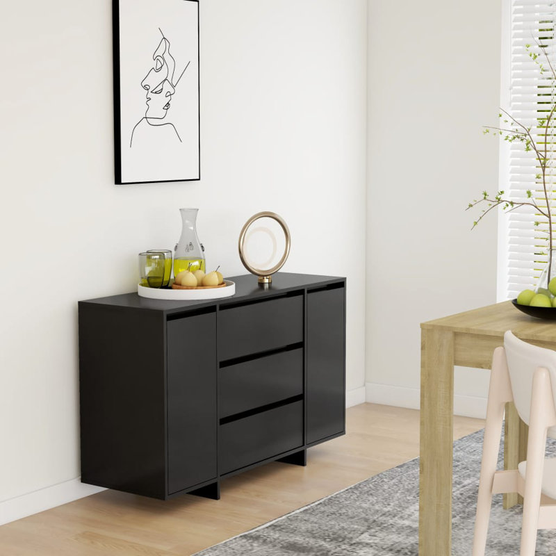 Gerolyn 120cm Sideboard, Black