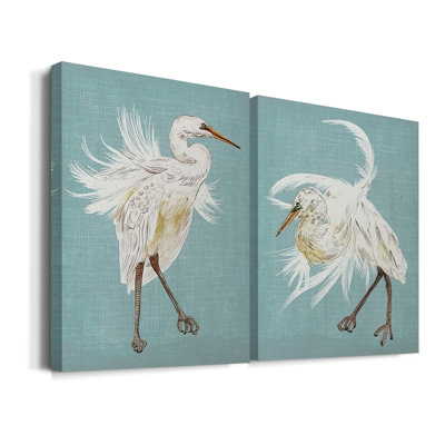 HeronPlumageIII-Premium Gallery Wrapped Canvas -Ready to Hang