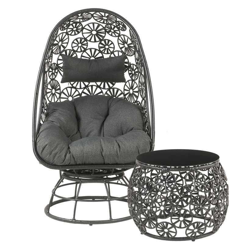 Cabren Wicker Outdoor Lounge Chair