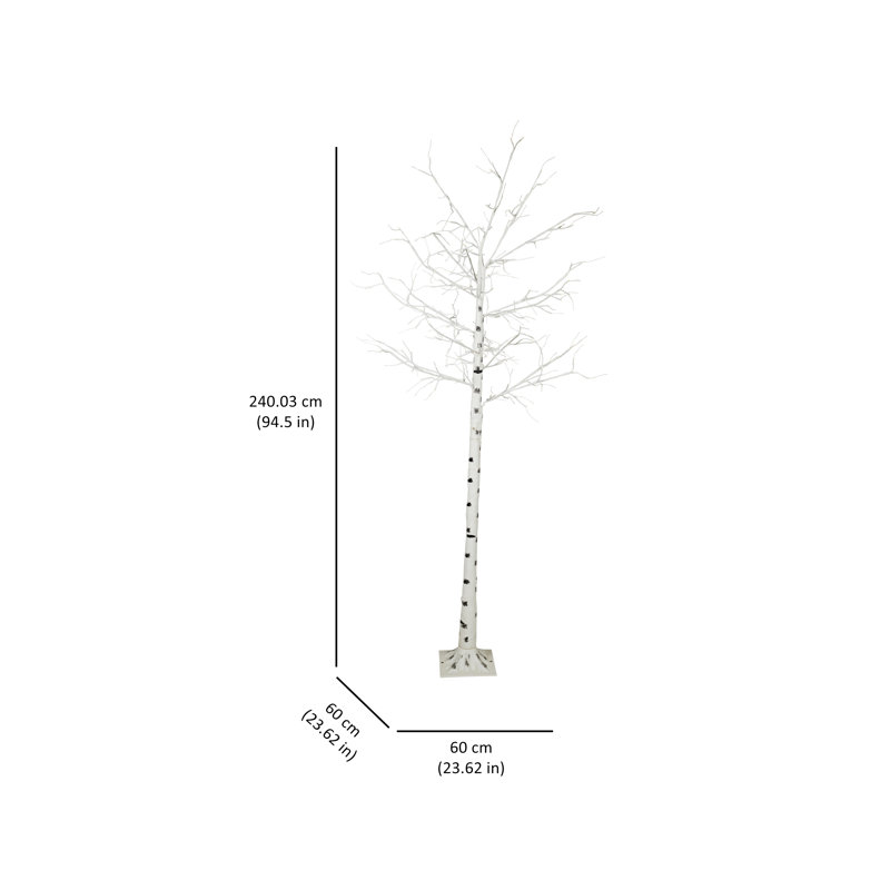 Aleksei Birch 160 Light LED Lighted Tree