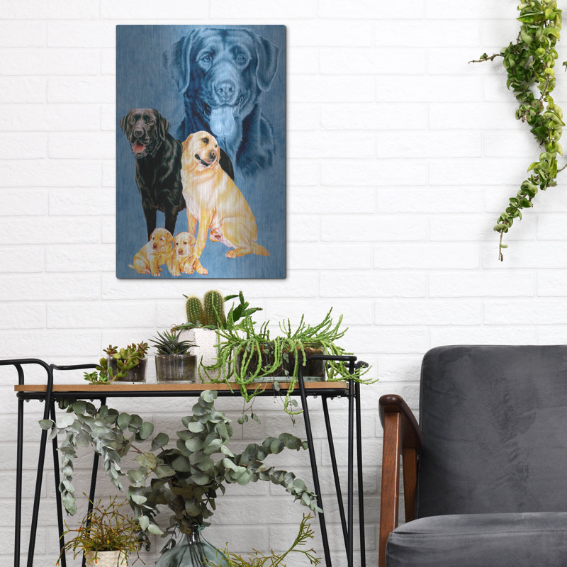 «Labrador Retriever» par Barbara Keith, H 16 po x l 12 po