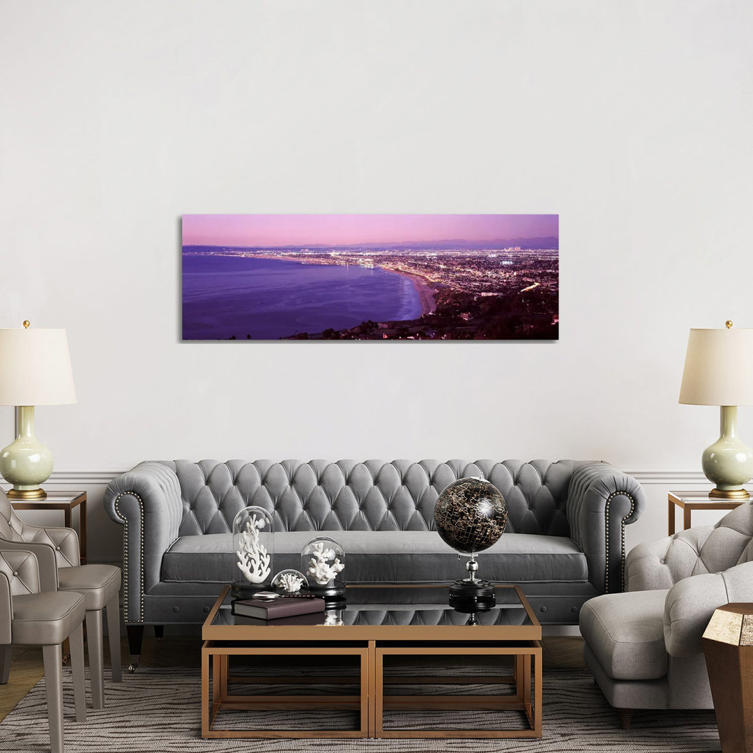 View Of Los Angeles Downtown, California, USA by Panoramic Images - Wrapped Canvas Panoramic Print