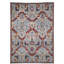 High-Quality Hand-Knotted Blue And Rust Area Rug