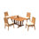 Outdoor 9 - Piece Teak Dining Set