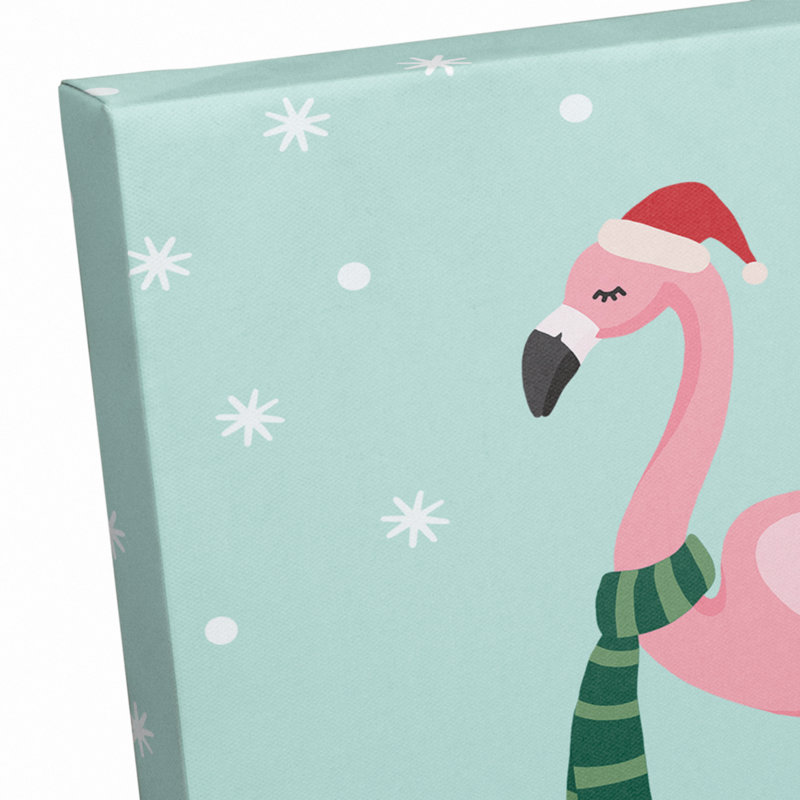 Flamant rose - Ho - Ho - impression sur toile tendue