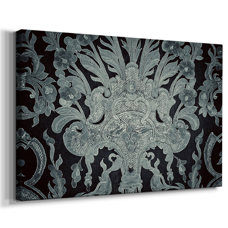«Vintage Abstract Print» - XXVI - Toile tendue avec châssis, Toile tendue, H 33 po x l 49 po x P 1,5 po