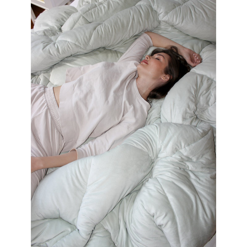 Coma Inducer Bedding, Blue, California King Comforter + 4 King Pillow Shams