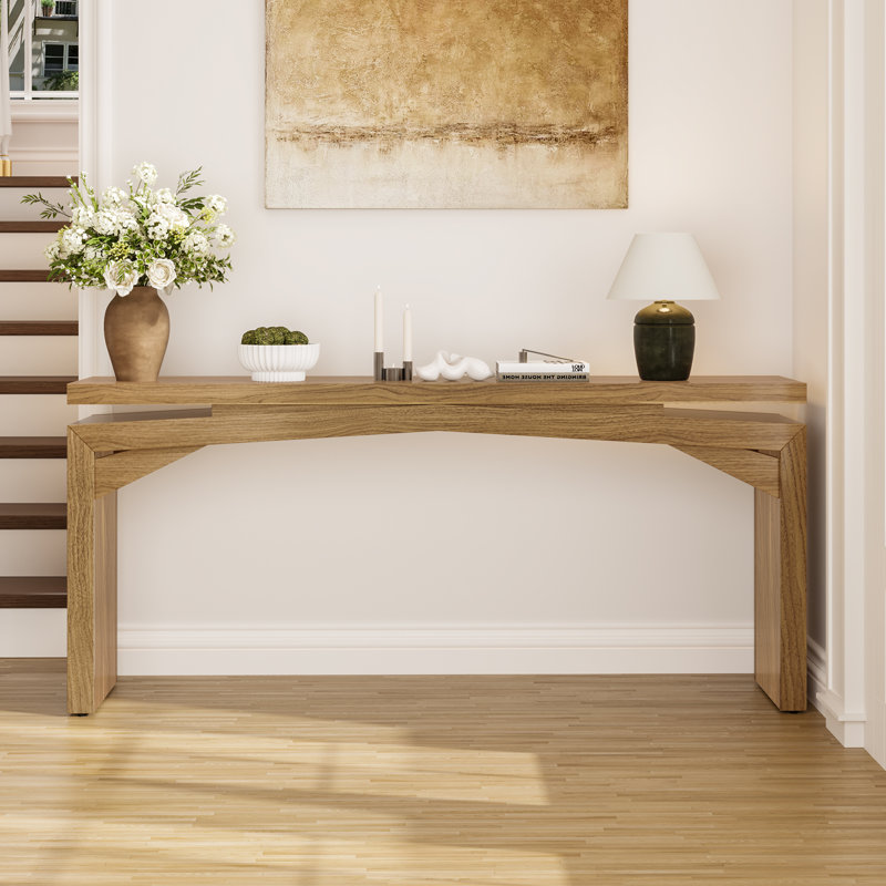  70" Long Console Table, Brown