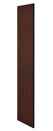 Panneau latéral sans hotte inclinée, H 72 po x l 21 po x P 0,75 po, Acajou