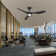 52" Ulanda Blade LED Propeller Ceiling Fan with Remote Control
