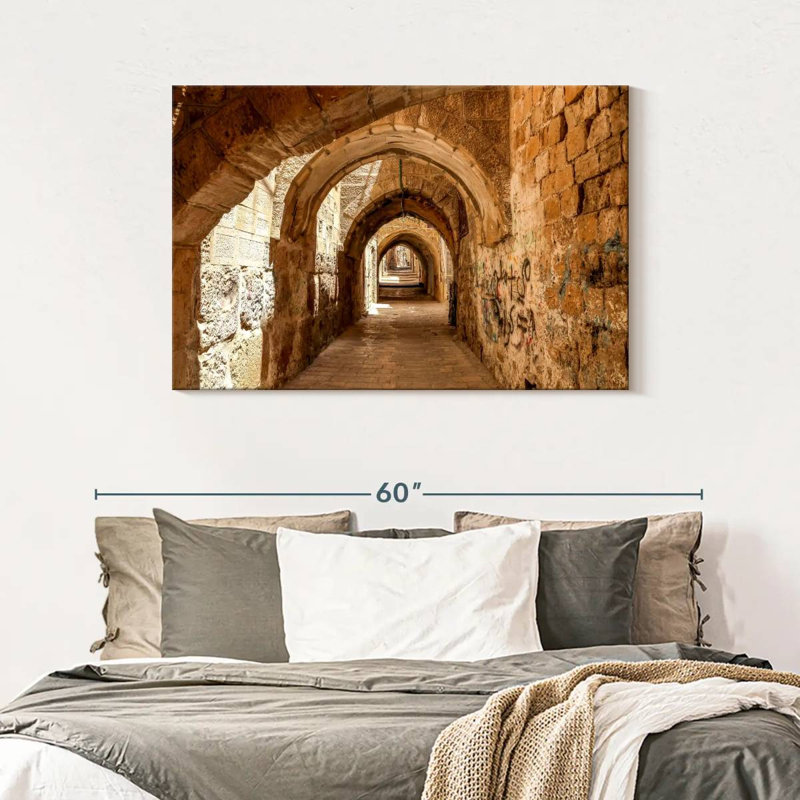 Kavia Stone Alley à Jérusalem, H 30 po x l 45 po