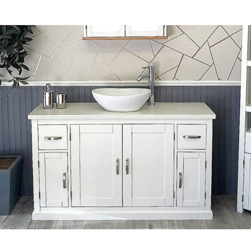 Apodaca 1230mm Single Bathroom Vanity with Vessel Ceramic Basin