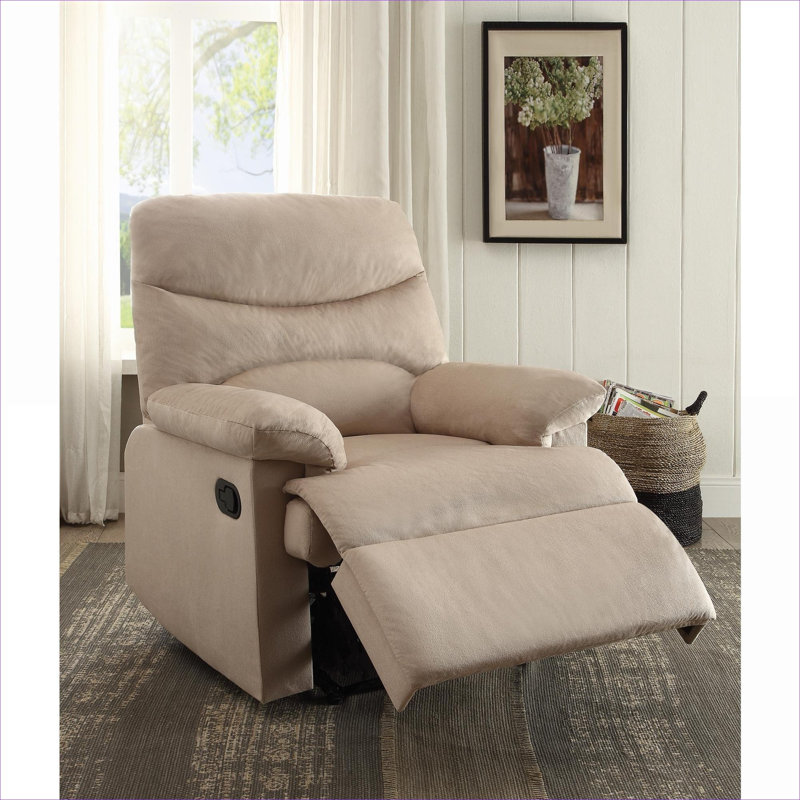 Tissu beige neutre de 35 pouces avec fauteuil inclinable Motion Relaxation xpiyaer, Beige