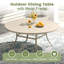 Table de salle à manger d'extérieur 50 po-1857587531