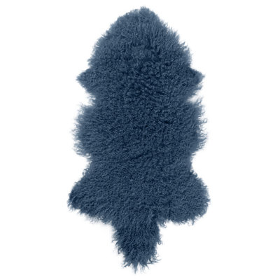 Simeon Solid Colour Hand Woven Shag 50cm X 100cm Area Rug