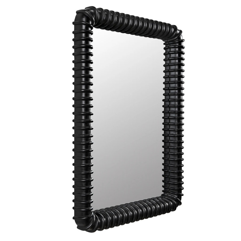 Toshi Rectangle Solid Wood Wall Mirror