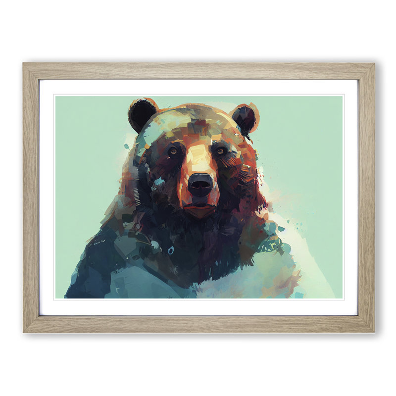 Bear Vol.5 - Single Picture Frame Print, 25cm H x 34cm W x 2cm D