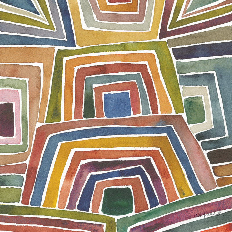 Stripes II by Cheryl Warrick - Wrapped Canvas Art Prints, 30cm H x 20cm W x 3.8cm D