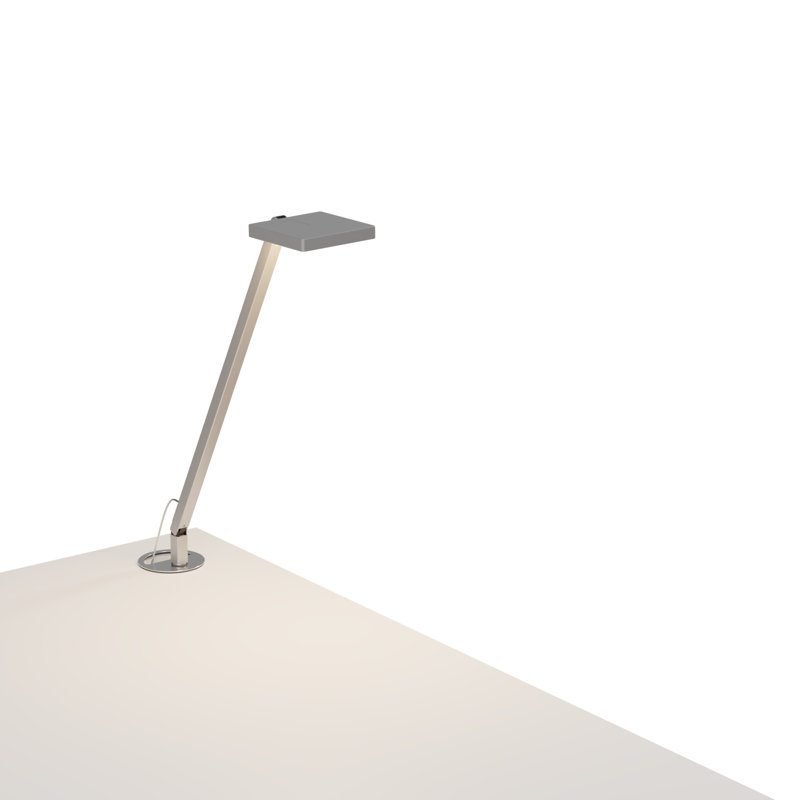 Lampe de bureau avec œillets Foccacia Solo, Argent