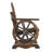 Outdoor Wagon Wheel Adirondack Chair