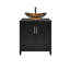 Meuble-lavabo simple 30 po avec lavabo moderne autoportant-934077487