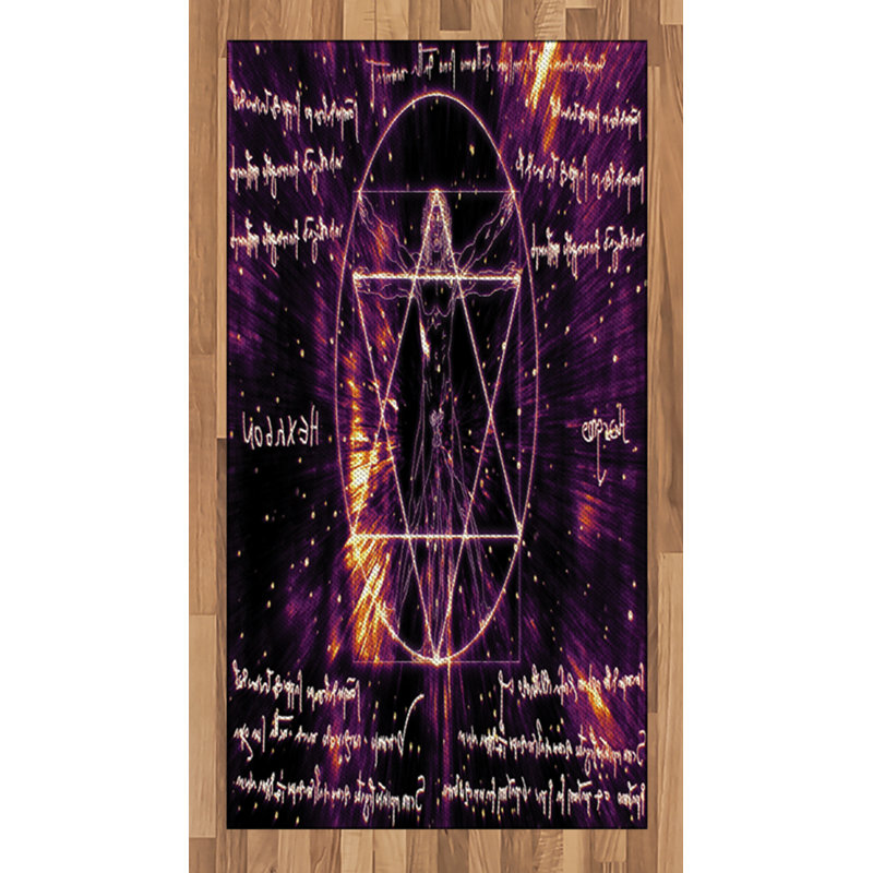Geometry High Density Long Fiber Poly Threads Decorative Area Rug Carpet, Rectangle 2'7" x 5'