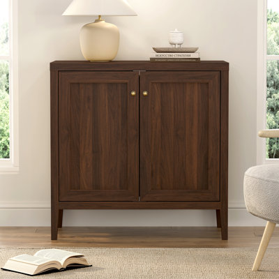 31.5'' Tall 2 Door Accent  Storage Cabinet Farmhouse Buffet Sideboard