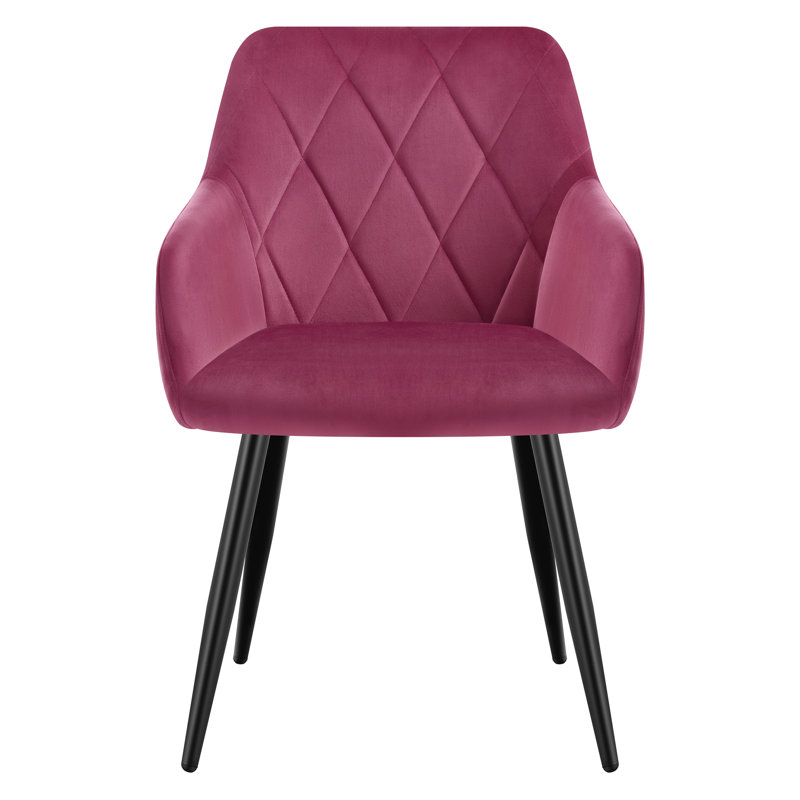 Alvion Upholstered Dining Chair, Burgundy