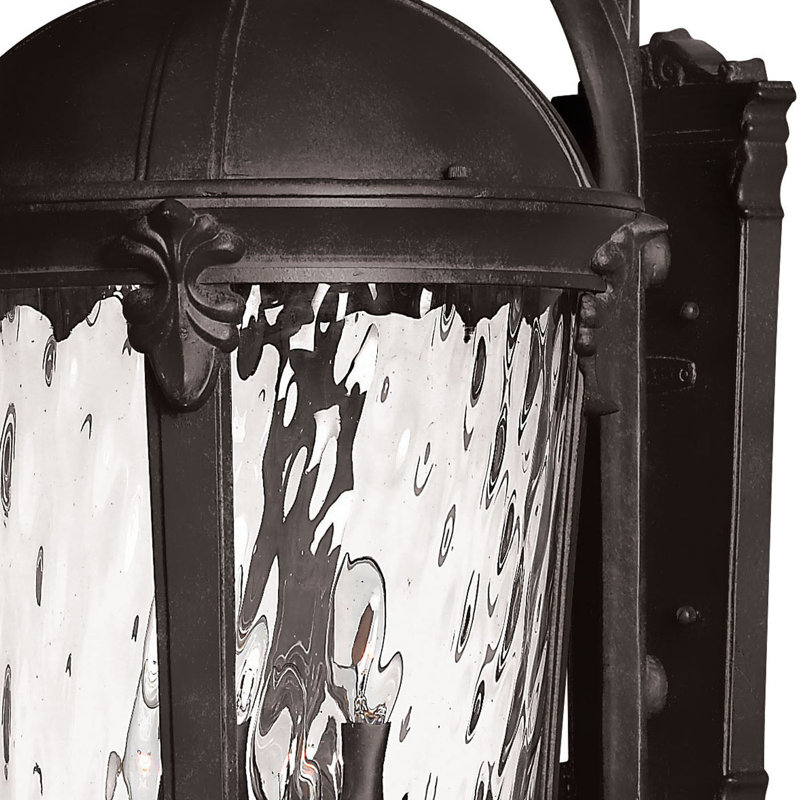 Windsor 6-Light Outdoor Wall Lantern, Black