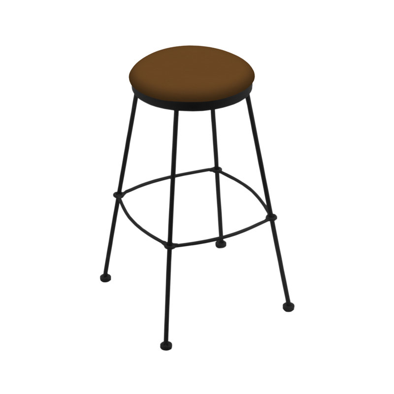 Tabouret de bar et de comptoir 3030, Vinyle - chaume Canter, Tabouret de comptoir (siège d'une hauteur de 25 p