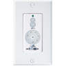 Minka-Aire WC500 DC Fan Wall Remote Control - Full Function, 6-Speed, Reverse, Light Dimmer, White